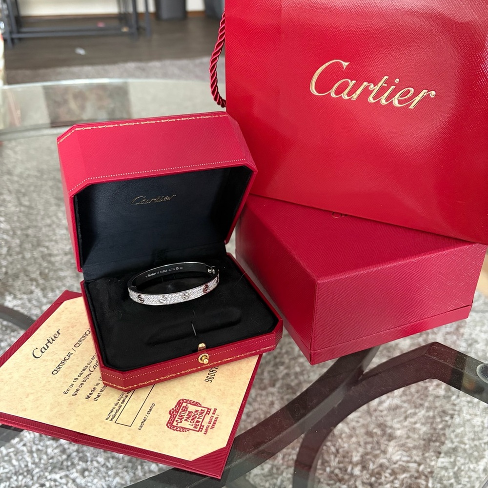 Cartier Silver Love Bracelet